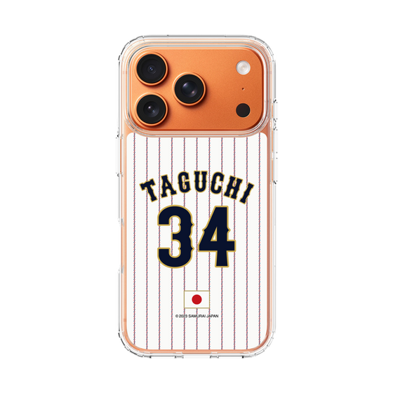 スリムプロテクションケース［ 侍ジャパン - ホーム #34 TAGUCHI ］