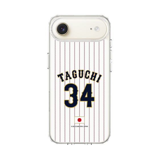 スリムプロテクションケース［ 侍ジャパン - ホーム #34 TAGUCHI ］
