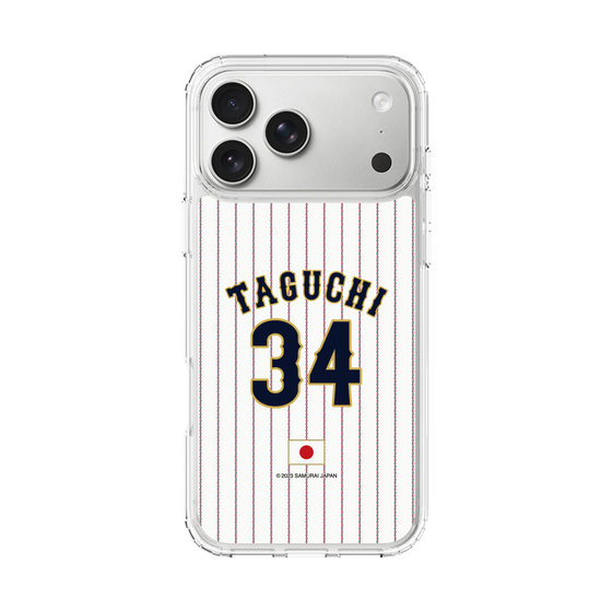 スリムプロテクションケース［ 侍ジャパン - ホーム #34 TAGUCHI ］
