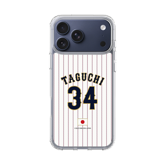 スリムプロテクションケース［ 侍ジャパン - ホーム #34 TAGUCHI ］