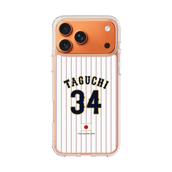 スリムプロテクションケース［ 侍ジャパン - ホーム #34 TAGUCHI ］