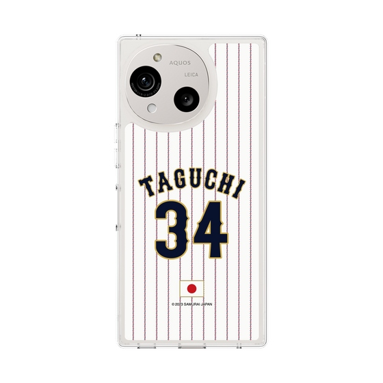 スリムプロテクションケース［ 侍ジャパン - ホーム #34 TAGUCHI ］