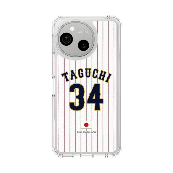 スリムプロテクションケース［ 侍ジャパン - ホーム #34 TAGUCHI ］