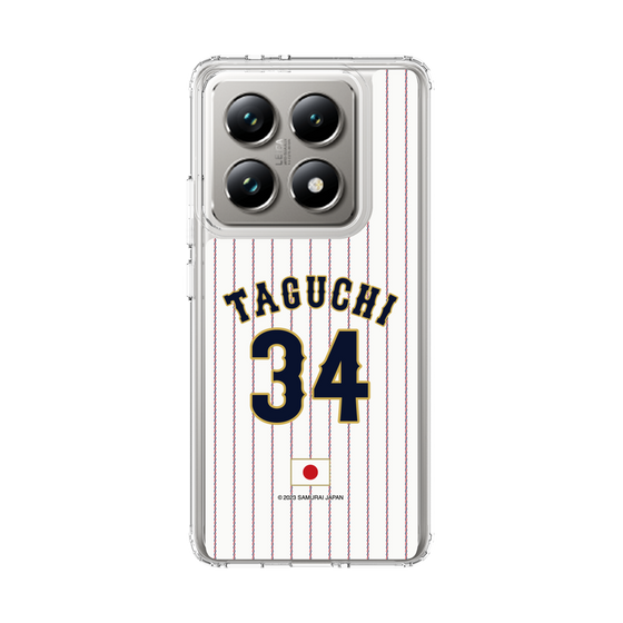 スリムプロテクションケース［ 侍ジャパン - ホーム #34 TAGUCHI ］