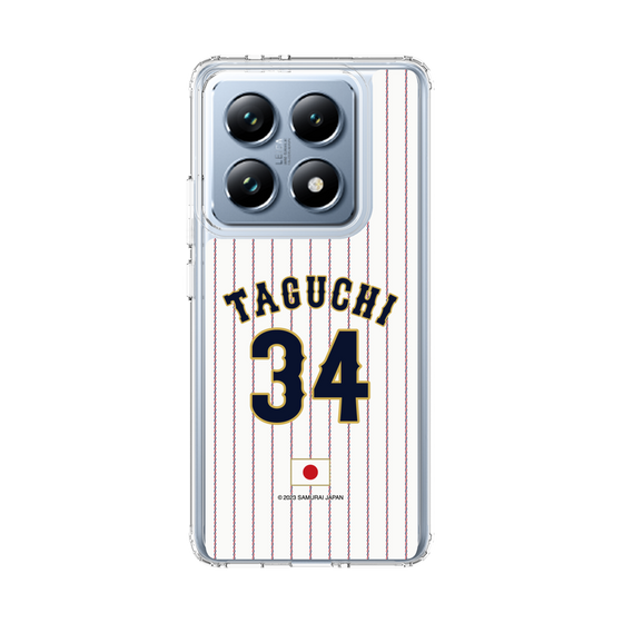 スリムプロテクションケース［ 侍ジャパン - ホーム #34 TAGUCHI ］