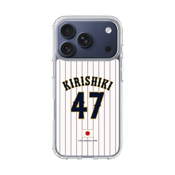 スリムプロテクションケース［ 侍ジャパン - ホーム #47 KIRISHIKI ］