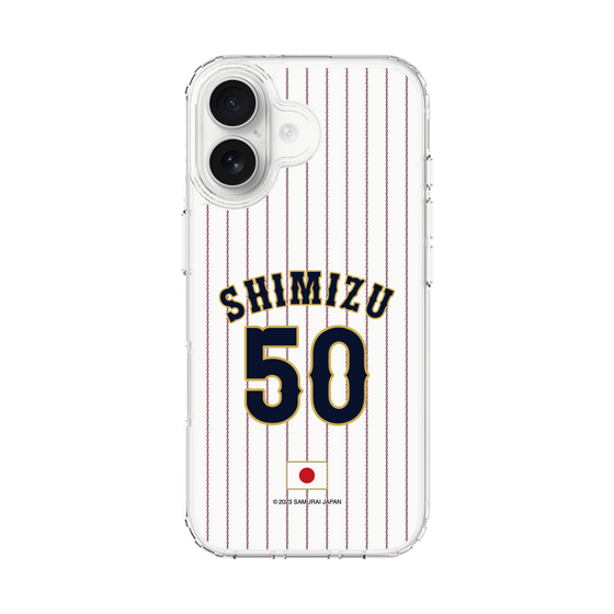 スリムプロテクションケース［ 侍ジャパン - ホーム #50 SHIMIZU ］