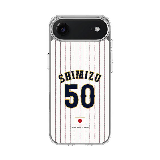 スリムプロテクションケース［ 侍ジャパン - ホーム #50 SHIMIZU ］