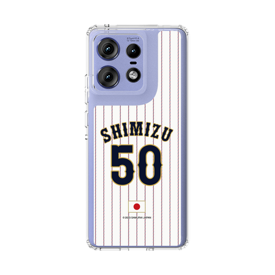 スリムプロテクションケース［ 侍ジャパン - ホーム #50 SHIMIZU ］