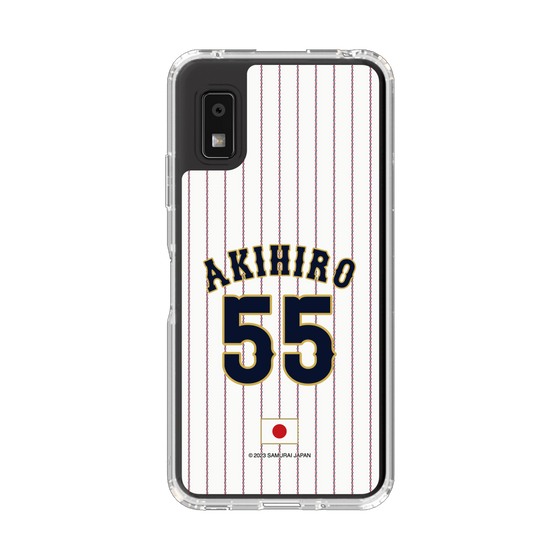 スリムプロテクションケース［ 侍ジャパン - ホーム #55 AKIHIRO ］