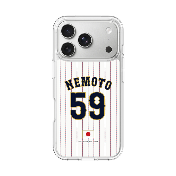スリムプロテクションケース［ 侍ジャパン - ホーム #59 NEMOTO ］