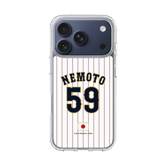 スリムプロテクションケース［ 侍ジャパン - ホーム #59 NEMOTO ］