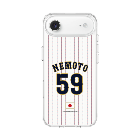 スリムプロテクションケース［ 侍ジャパン - ホーム #59 NEMOTO ］