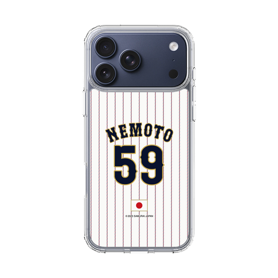 スリムプロテクションケース［ 侍ジャパン - ホーム #59 NEMOTO ］