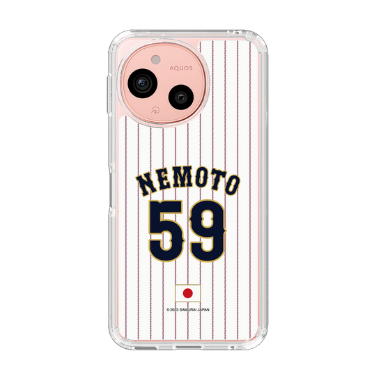 スリムプロテクションケース［ 侍ジャパン - ホーム #59 NEMOTO ］