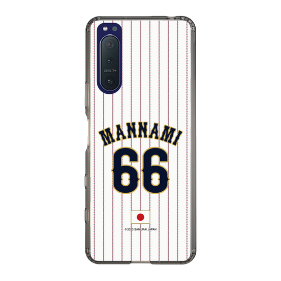 スリムプロテクションケース［ 侍ジャパン - ホーム #66 MANNAMI ］