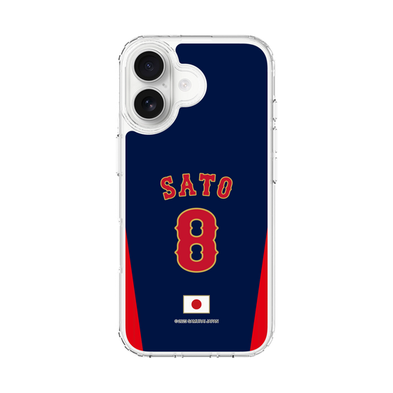 スリムプロテクションケース［ 侍ジャパン - ビジター #8 SATO ］