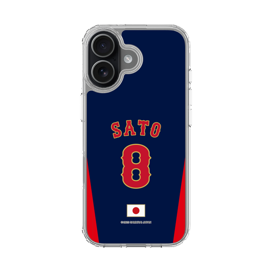 スリムプロテクションケース［ 侍ジャパン - ビジター #8 SATO ］