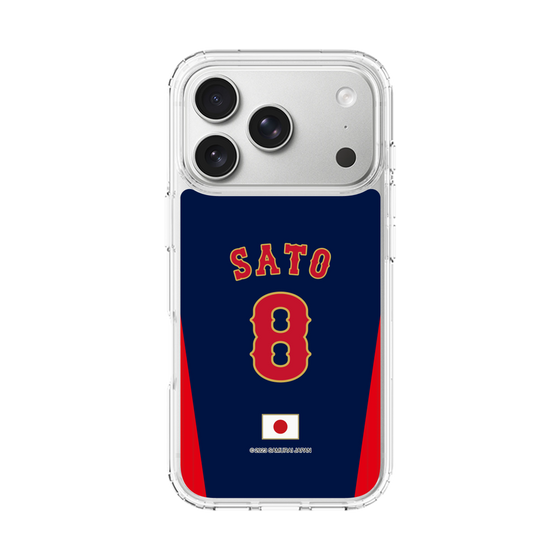 スリムプロテクションケース［ 侍ジャパン - ビジター #8 SATO ］