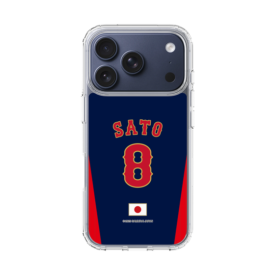 スリムプロテクションケース［ 侍ジャパン - ビジター #8 SATO ］