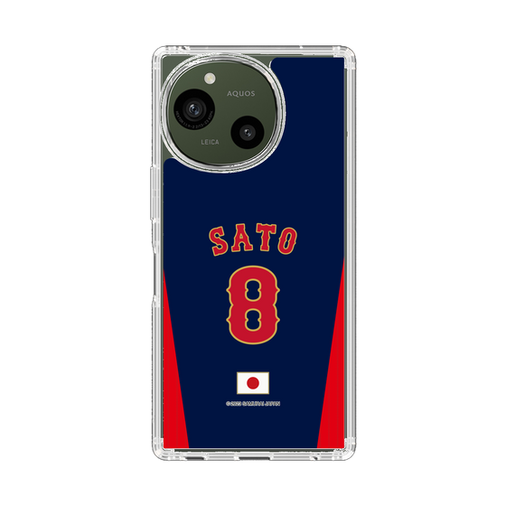 スリムプロテクションケース［ 侍ジャパン - ビジター #8 SATO ］