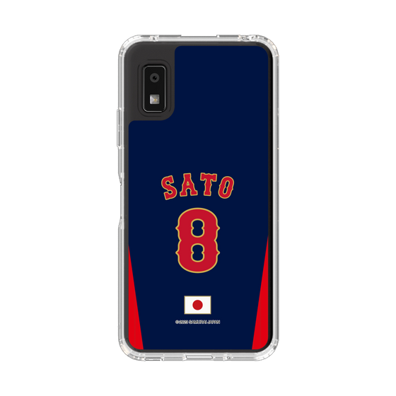 スリムプロテクションケース［ 侍ジャパン - ビジター #8 SATO ］