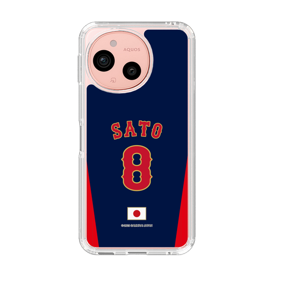 スリムプロテクションケース［ 侍ジャパン - ビジター #8 SATO ］