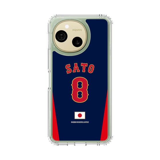 スリムプロテクションケース［ 侍ジャパン - ビジター #8 SATO ］