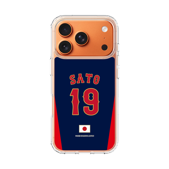 スリムプロテクションケース［ 侍ジャパン - ビジター #19 SATO ］