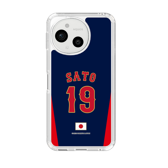スリムプロテクションケース［ 侍ジャパン - ビジター #19 SATO ］