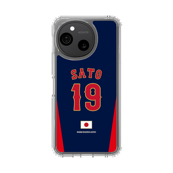 スリムプロテクションケース［ 侍ジャパン - ビジター #19 SATO ］