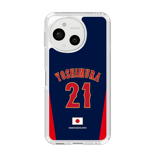 スリムプロテクションケース［ 侍ジャパン - ビジター #21 YOSHIMURA ］