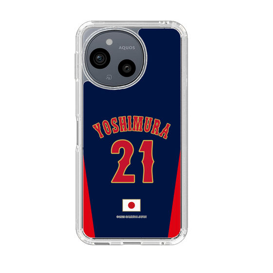 スリムプロテクションケース［ 侍ジャパン - ビジター #21 YOSHIMURA ］
