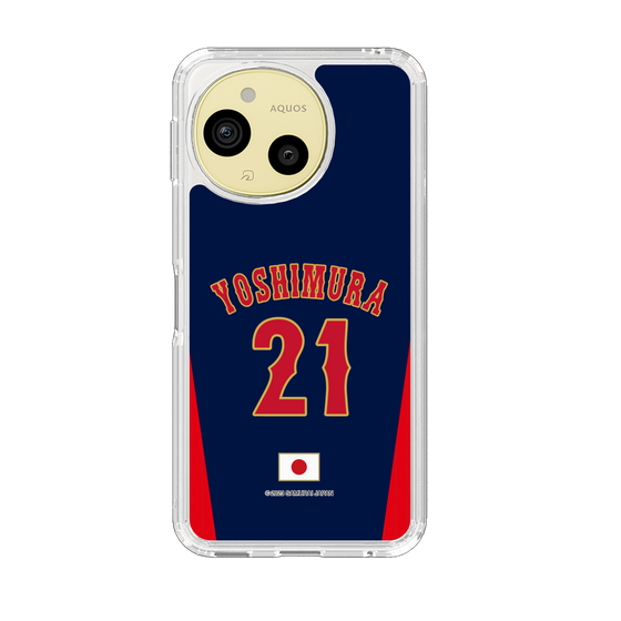 スリムプロテクションケース［ 侍ジャパン - ビジター #21 YOSHIMURA ］