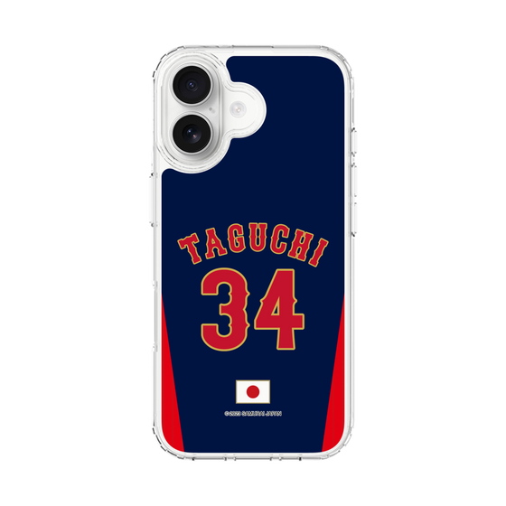 スリムプロテクションケース［ 侍ジャパン - ビジター #34 TAGUCHI ］