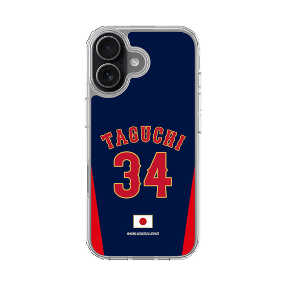 スリムプロテクションケース［ 侍ジャパン - ビジター #34 TAGUCHI ］
