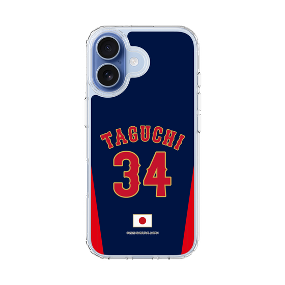 スリムプロテクションケース［ 侍ジャパン - ビジター #34 TAGUCHI ］