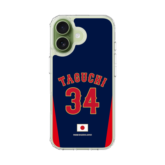 スリムプロテクションケース［ 侍ジャパン - ビジター #34 TAGUCHI ］