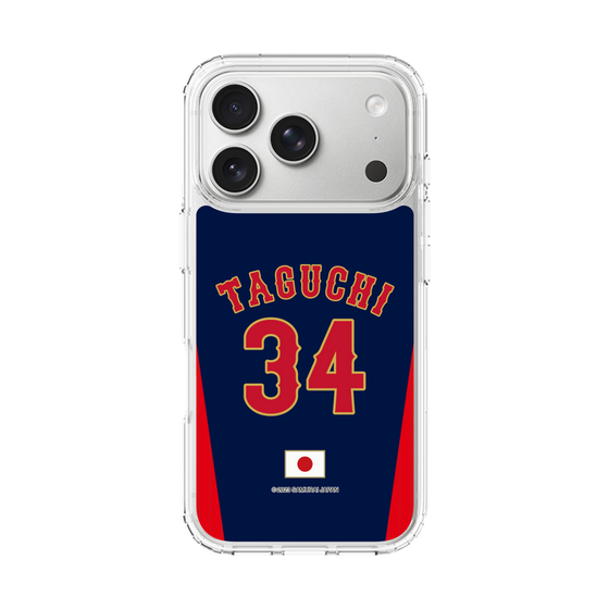 スリムプロテクションケース［ 侍ジャパン - ビジター #34 TAGUCHI ］