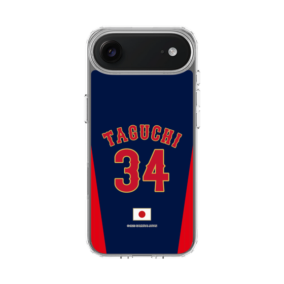 スリムプロテクションケース［ 侍ジャパン - ビジター #34 TAGUCHI ］