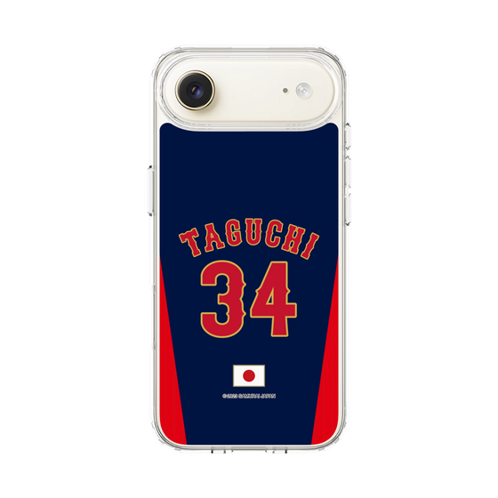 スリムプロテクションケース［ 侍ジャパン - ビジター #34 TAGUCHI ］
