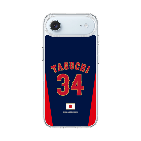 スリムプロテクションケース［ 侍ジャパン - ビジター #34 TAGUCHI ］