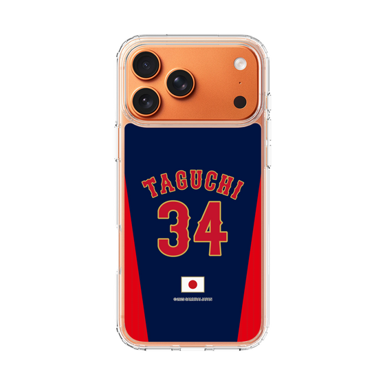 スリムプロテクションケース［ 侍ジャパン - ビジター #34 TAGUCHI ］