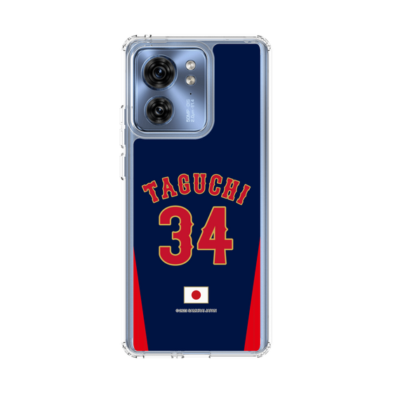 スリムプロテクションケース［ 侍ジャパン - ビジター #34 TAGUCHI ］