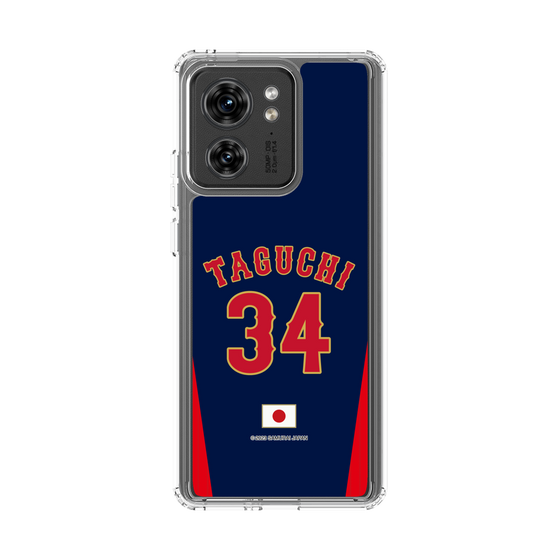 スリムプロテクションケース［ 侍ジャパン - ビジター #34 TAGUCHI ］