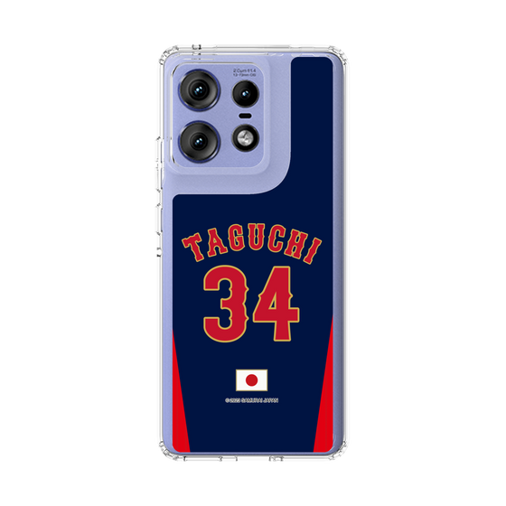 スリムプロテクションケース［ 侍ジャパン - ビジター #34 TAGUCHI ］