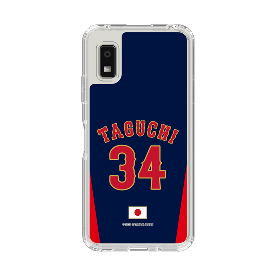 スリムプロテクションケース［ 侍ジャパン - ビジター #34 TAGUCHI ］