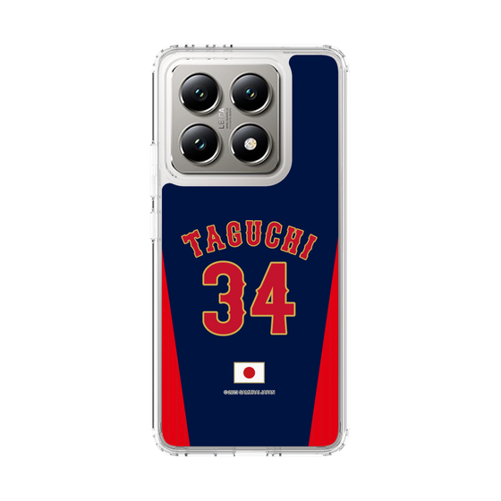 スリムプロテクションケース［ 侍ジャパン - ビジター #34 TAGUCHI ］