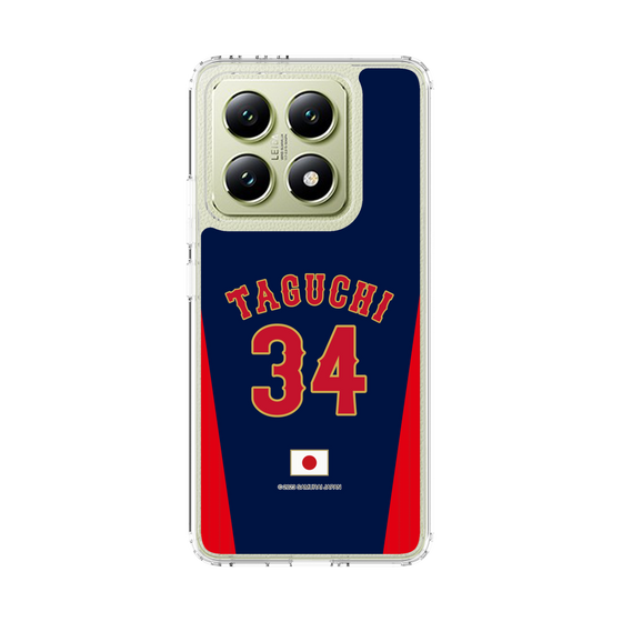 スリムプロテクションケース［ 侍ジャパン - ビジター #34 TAGUCHI ］
