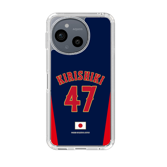 スリムプロテクションケース［ 侍ジャパン - ビジター #47 KIRISHIKI ］